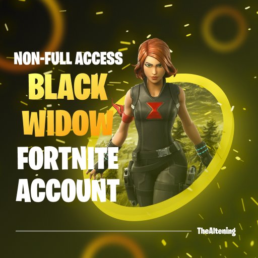 Black Widow Fortnite Skin Banner